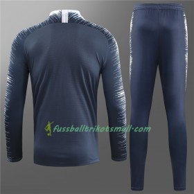 Frankreich 2 Stars Sweatshirts Anzüge Blau 2018